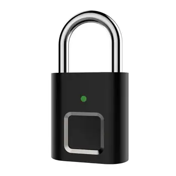

Anytek L34 Smart Fingerprint Padlock Mini Security USB Rechargeable Keyless Lock for Door Locker Bag Suitcase