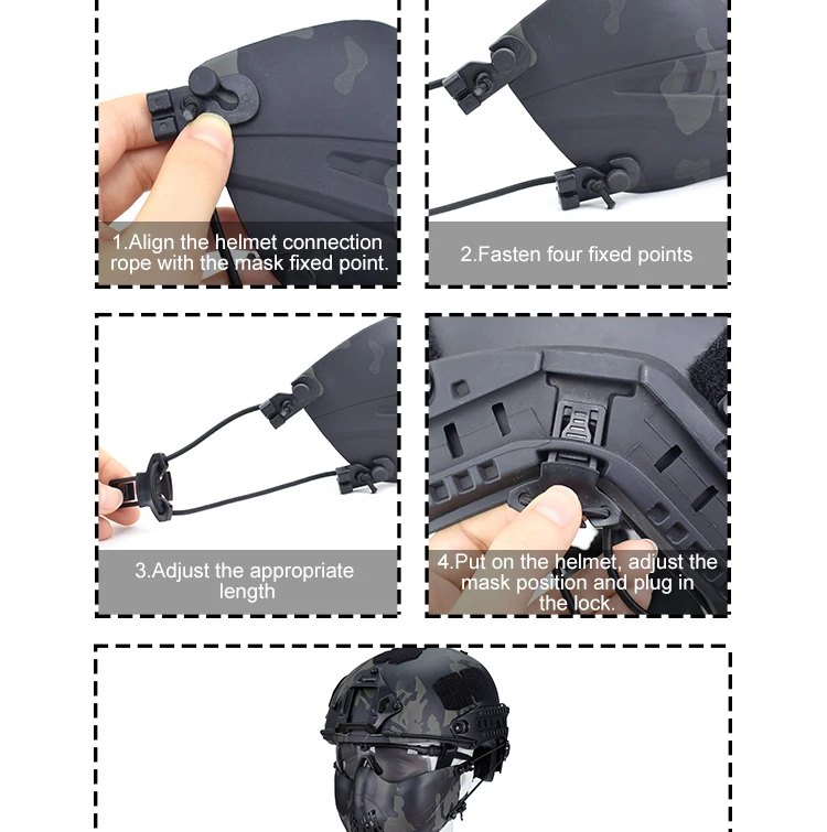 ActionUnion тактическая маска для страйкбола, защитный Камуфляжный шлем, мягкие маски для наружного пейнтбола, охотничий как в CS вечерние фильмы