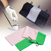 

Golf Towel Waffle Pattern Hook Featured Quick Dry Soft Microfiber Fitness Gym Towels Pineapple Golf Towel Sporting Goods