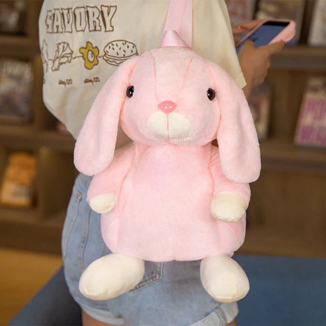 Wholesale Cute Soft Backpack Anime Lop-Eared Rabbit Kids Bag