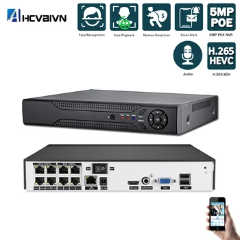 

Nvr 8 Channel Poe Cctv Network Video Recorder Support Onvif Ip Camera Video Surveillance Recorder 5mp Security Cameras Nvr Rj45