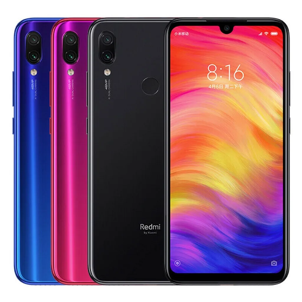 

Fashion 2019 high quality hot new Xiaomi Redmi Note 7 Global 64ROM 6.3 Full Screen 48.0MP Smartphone Purchasing