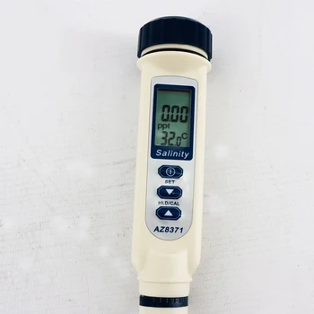 

AZ8371 Conductivity Tester Meter Monitor Pen Type Salinometer Seawater Salinity Detector IP65 Waterproof.