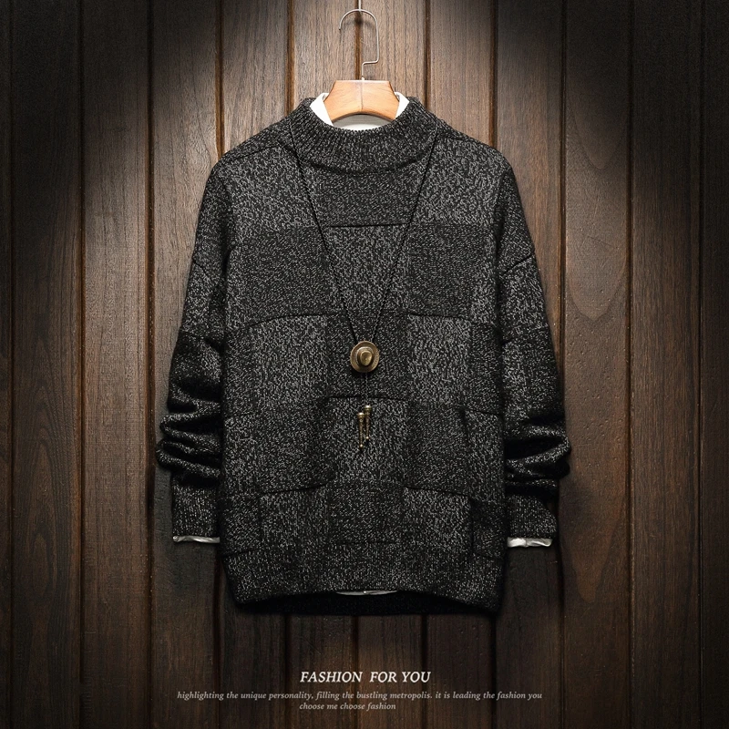 

Men'S Sweaters Spring Autumn Winter Clothes 2020 Plus Pull Japan Style Casual Standard Designer Pullovers