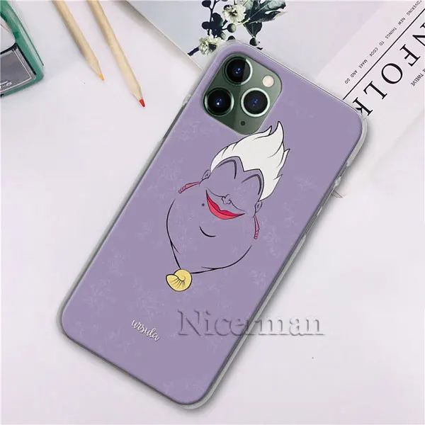 Чехол для телефона с изображением Русалочки Ursula для Apple iPhone X, XR, XS, 11 Pro Max, 7, 8, 6, 6s Plus, 5 5S, Жесткий Чехол - Цвет: H03