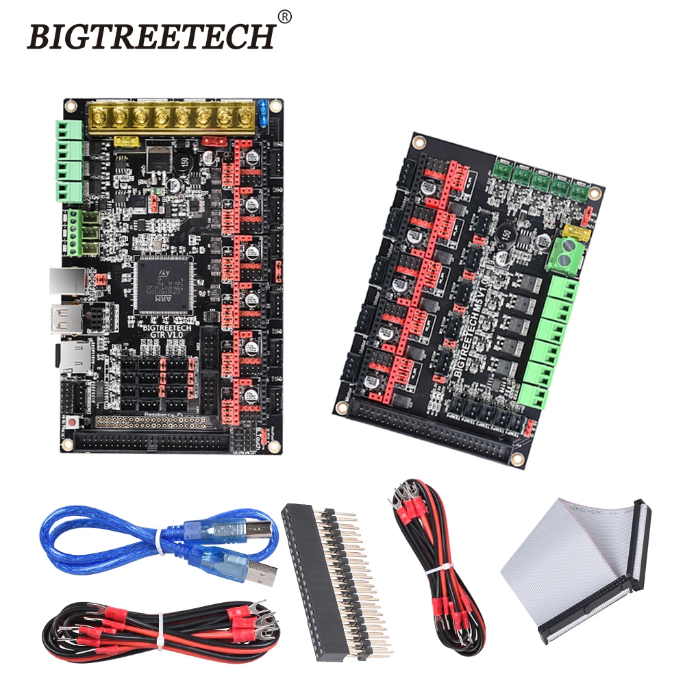 Материнская плата BIGTREETECH GTR V1.0 32 бит расширения M5 TMC2209 TMC2208 11 драйвер двигателя для