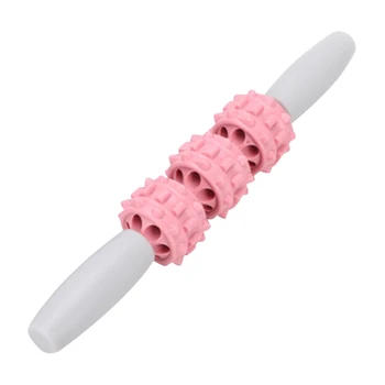 

Three-Wheel Stovepipe Massage Handheld Roller Roller Yoga Fitness Yoga Stick
