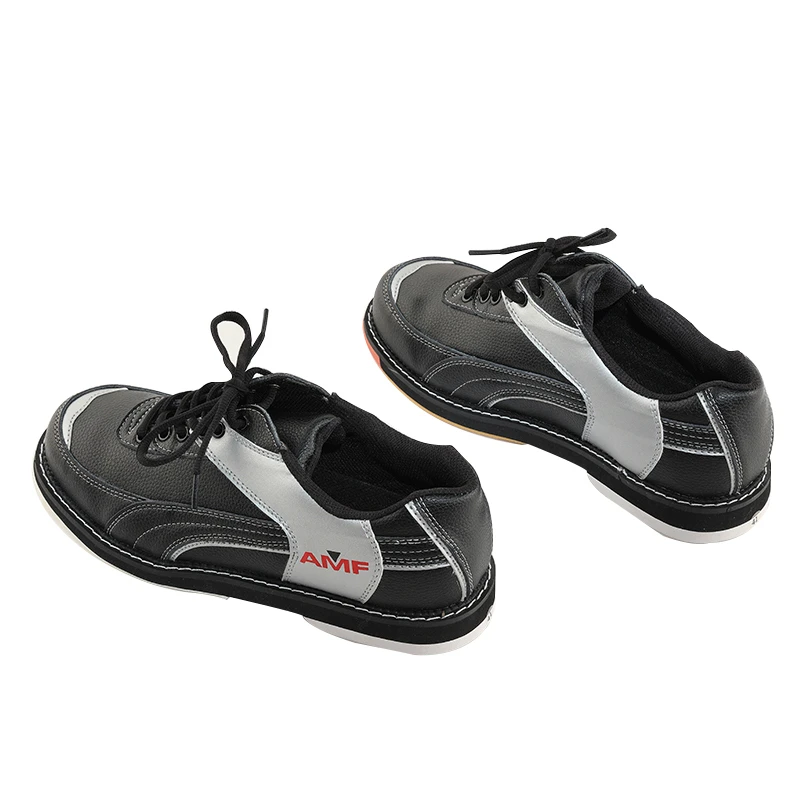 Мужская обувь для боулинга из мягкой кожи; нескользящая подошва; спортивная обувь для фитнеса; принадлежности для боулинга; Легкие кроссовки на шнуровке; D0581