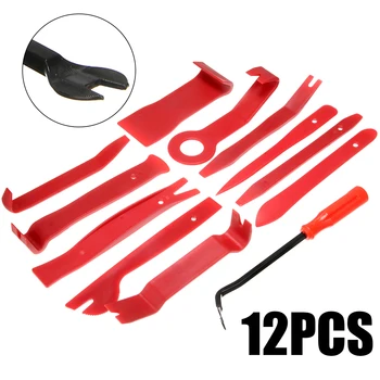 

12Pcs Heavy Duty Car Interior Trim Door Panel Removal Molding Kit Pry Tool Set Plastic Trim Panel Repair Tools