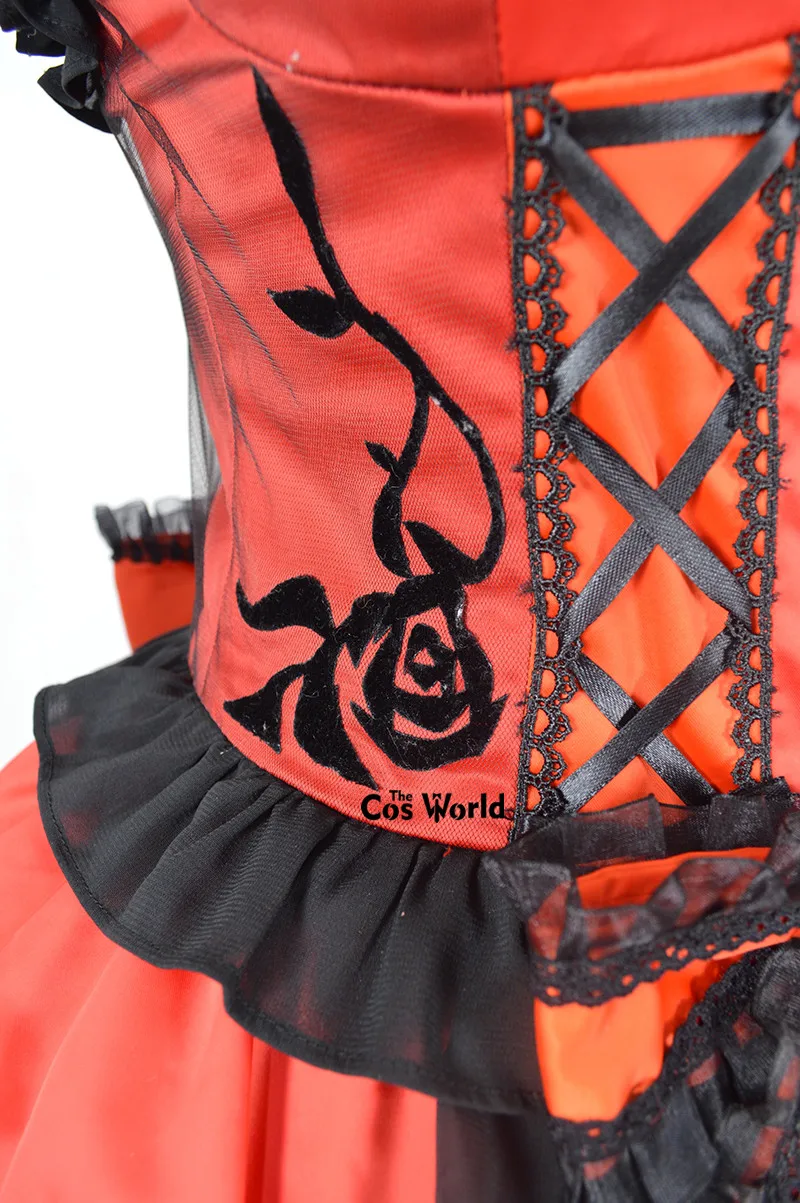 身侧植绒玫瑰花