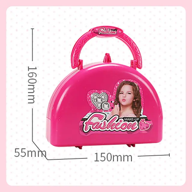 30PCS Kids Makeup Kit Washable Cosmetic Pretend Play Set with Handbag for Children Toddlers Girls Birthday Xmas New Year Gift 5