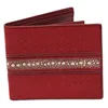Authentic Real True Stingray Skin Unisex Male Short Card Holders Genuine Leather Men's Trifold Wallet Women Small Clutch Purse 3