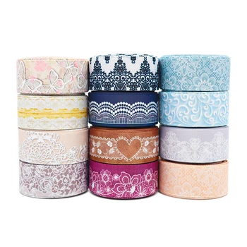 

5 Yards 1' 25MM Lace Colors Printed Grosgrain Ribbons For Hair Bows DIY Handmade Materials Y2020110502