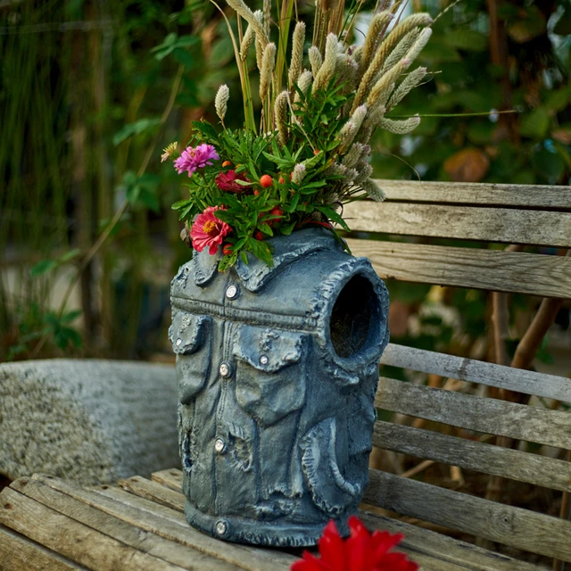 Vase de décoration de jardin nordique, Statue en oxyde de