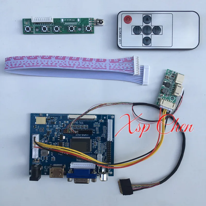 Vga Hdmi Controlador Placa de Motorista Kit Exibição para Ipad 1024x768 9.7 Lp097x02 Slq1 Slqe Sln1 Slp1 Tela Lcd - Imagem 4