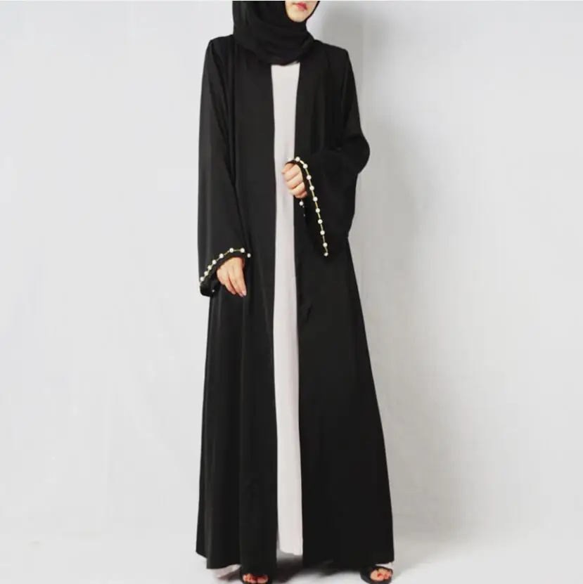 Одеяние мусульмане Femme женские abaya Pakistan мусульманские платья черные Moslim Jurken с длинными рукавами bou Marocain Саудовская Аравия Jalaba