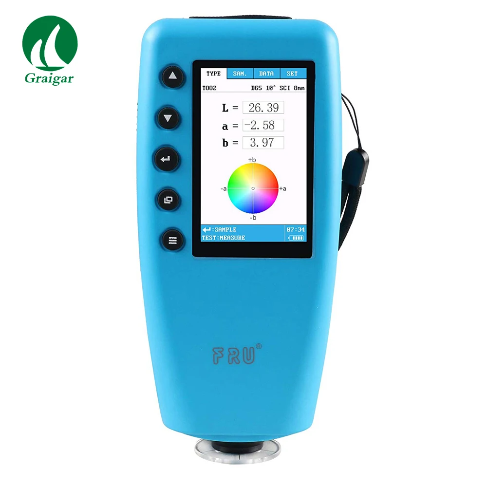 WR10QC Hand held Colorimeter Color Meter 4mm Measurement Caliber
