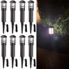 8Pcs LED Outdoor Garden Lawn Lights Pathway Yard Landscape Lamps Mushroom Spike Type With 2*1m Cable IP65 DC12V  Easy-Install 2