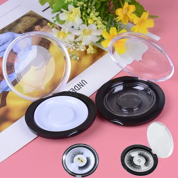 

1pcs White/Transparent Eyelash Boxes Empty Storage Case Box Container Holder Compartment For False Eyelash Care High Quality