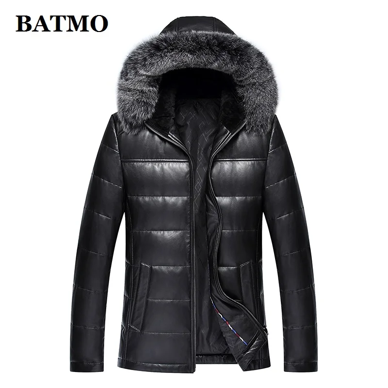 Кожаный Пуховик Мужской Зимний С Капюшоном Купить