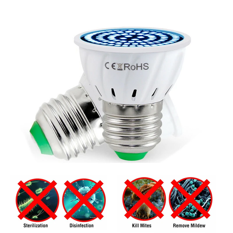 Germicidal Lamp GU10 UV Disinfection Sterilizer Lights AC 220V Ozone Lamp E27 MR16 Indoor Ultraviolet For Disinfect Virus uv disinfection lamp,uv sterilization lamp