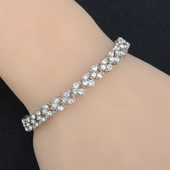 

Bracelets For Women Simple Diamante New Fashion Roman Style Woman Bracelets Gifts Pulseira feminina Браслет женский