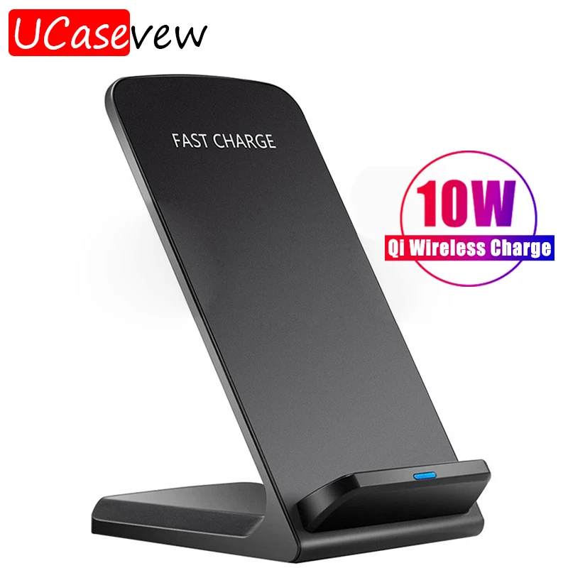 Беспроводная док-станция для быстрой зарядки Qi QC3.0 подставка Samsung iPhone 11 Huawei