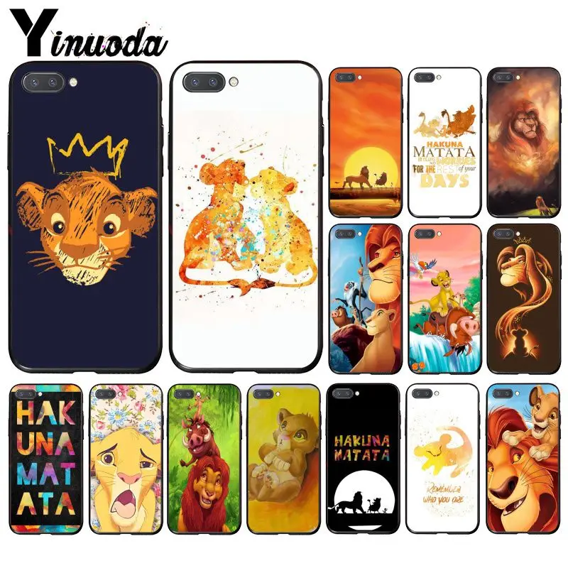 

Yinuoda The Lion King Phone Case for Huawei Honor 8X 9 10 20 Lite 7A 5A 7C 10i 20i View20