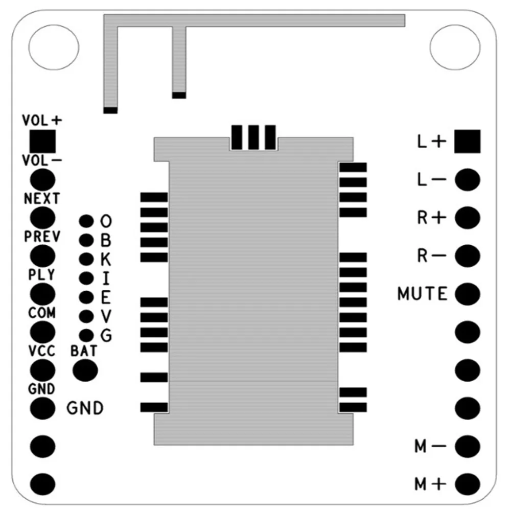 Taidacent QCC3003 True Wireless Tws Bluetooth 5.0 Aptx A2dp Stereo IOS Android Module Adapter Converter Board