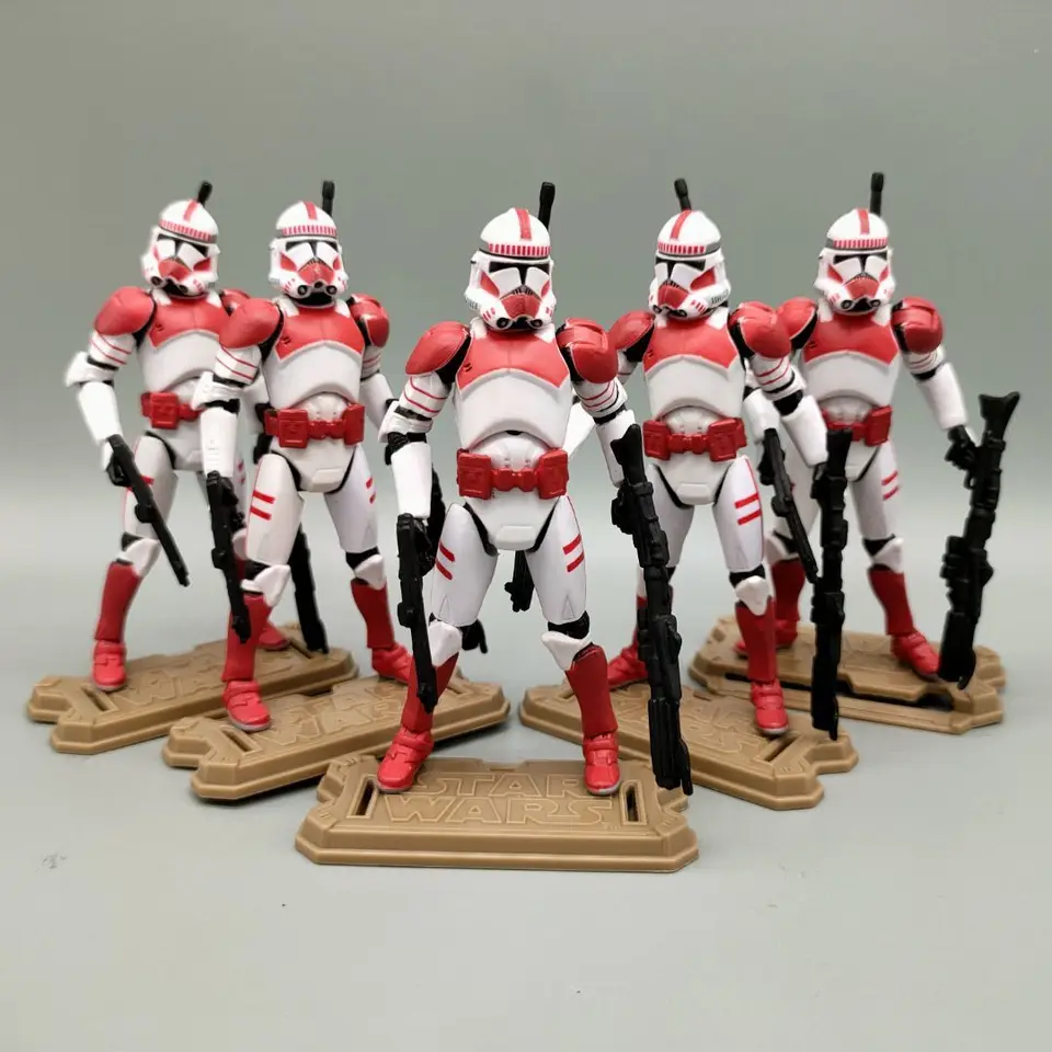 5つのスターウォーズのアクションフィギュア,極細のクローン