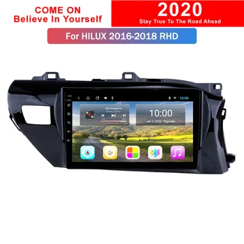 

2G RAM 10 Inch Car Gps Navigation Screen For Toyota Hilux 2016 RHD Multimedia Radio Stereo System Android 9.0 Audio Head Unit
