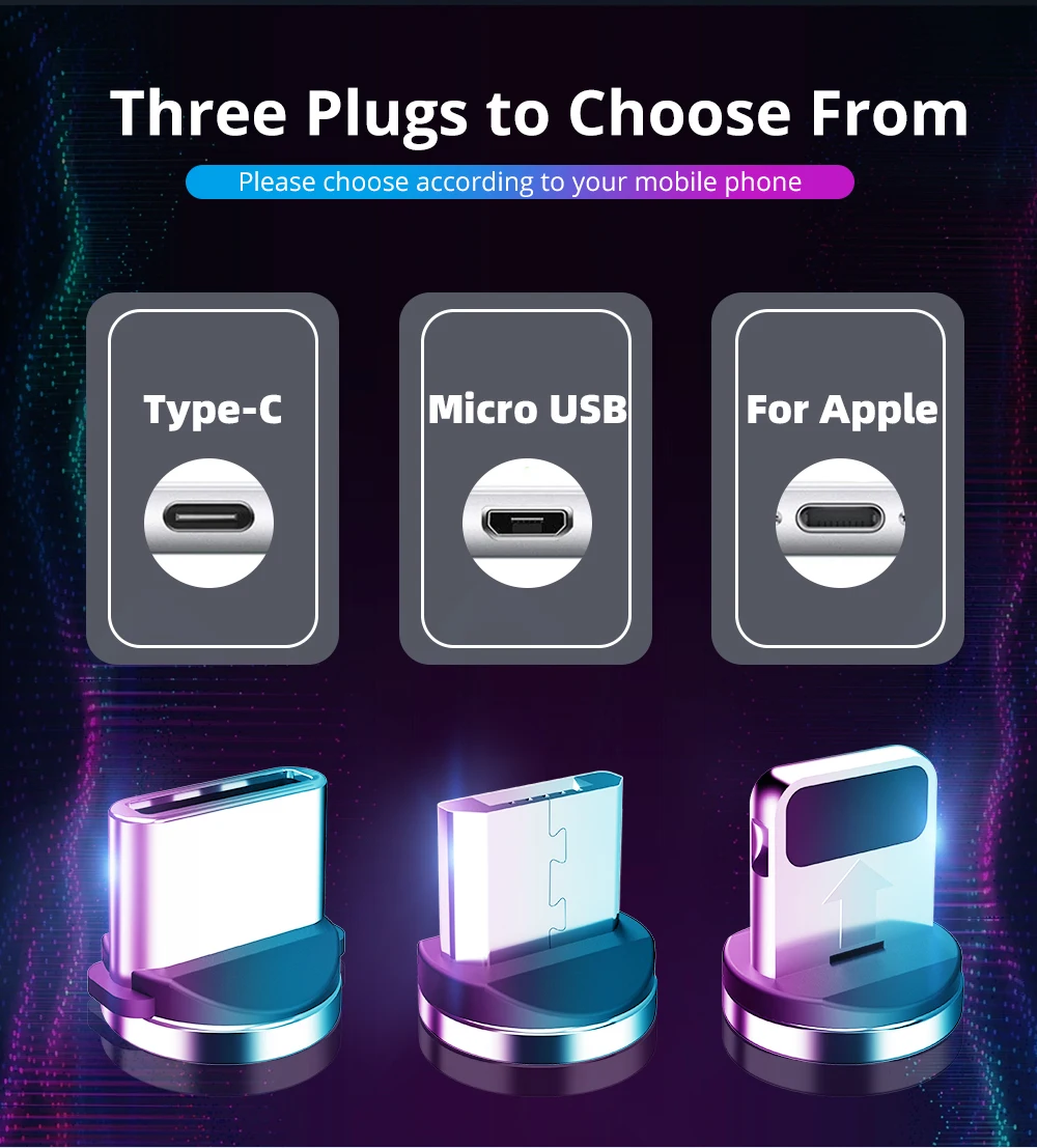 GUUGEI Магнитный кабель Micro usb type C адаптер зарядное устройство 90 градусов быстрая зарядка игровая зарядка провод для iPhone XS Max xiaomi note8
