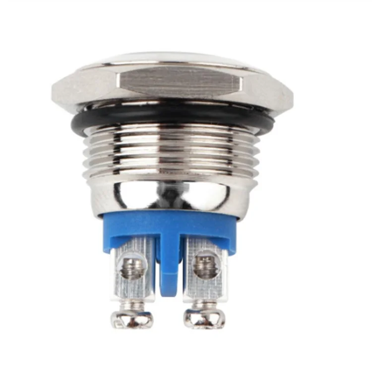 16mm Metal Push Button Switch LED Light Self lock Momentary Latching Car Start Button Power Button