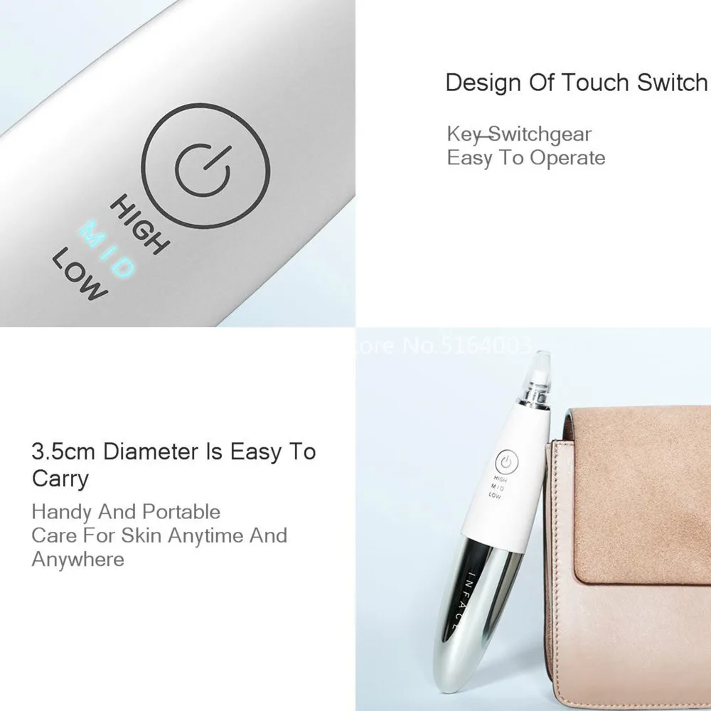 Новый Xiaomi Inface Черный инструмент Глубокая чистка поглощающая черная голова
