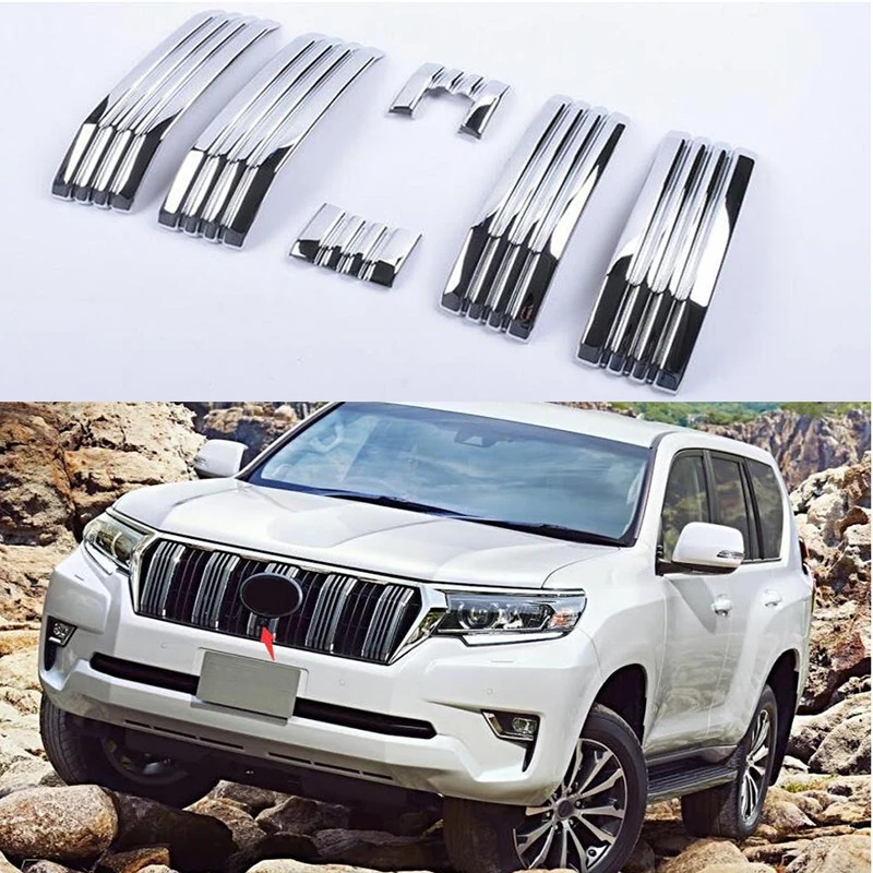 6 шт. декоративные решетки для Toyota Land Cruiser Prado 2018 FJ150|Гоночные решетки| |