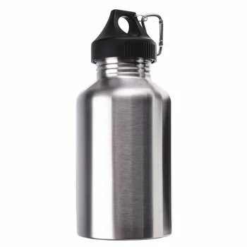 

2000ML Stainless Steel Drinking Water Bottle Cycling Camping Hiking Silver