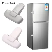 1Pcs Home Refrigerator Lock Fridge Freezer Door Catch Lock Toddler Kids Child Cabinet Safety Lock For Baby Safety Child Lock
