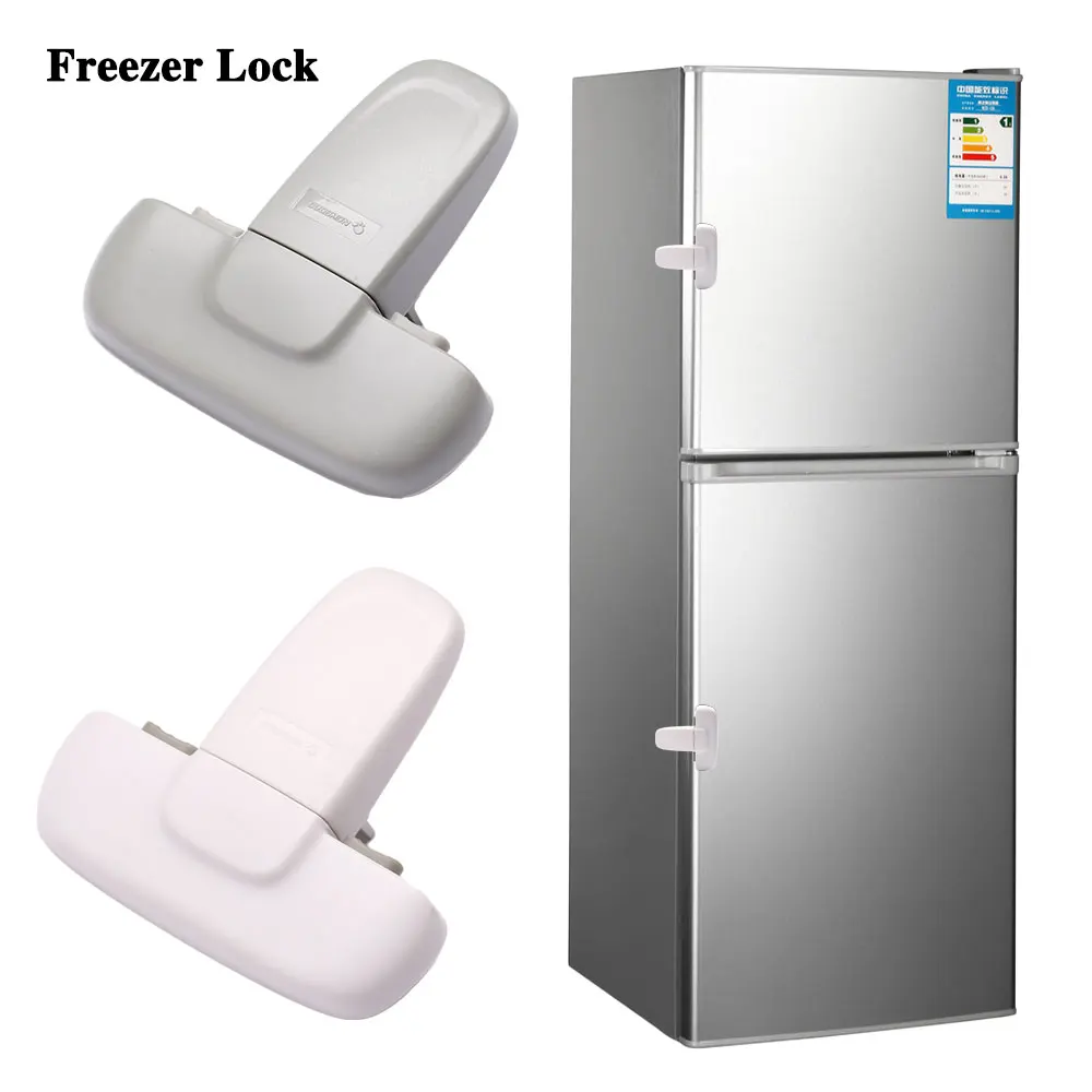 Serrure de réfrigérateur pour la maison, serrure de verrouillage de porte  de congélateur de réfrigérateur, serrure
