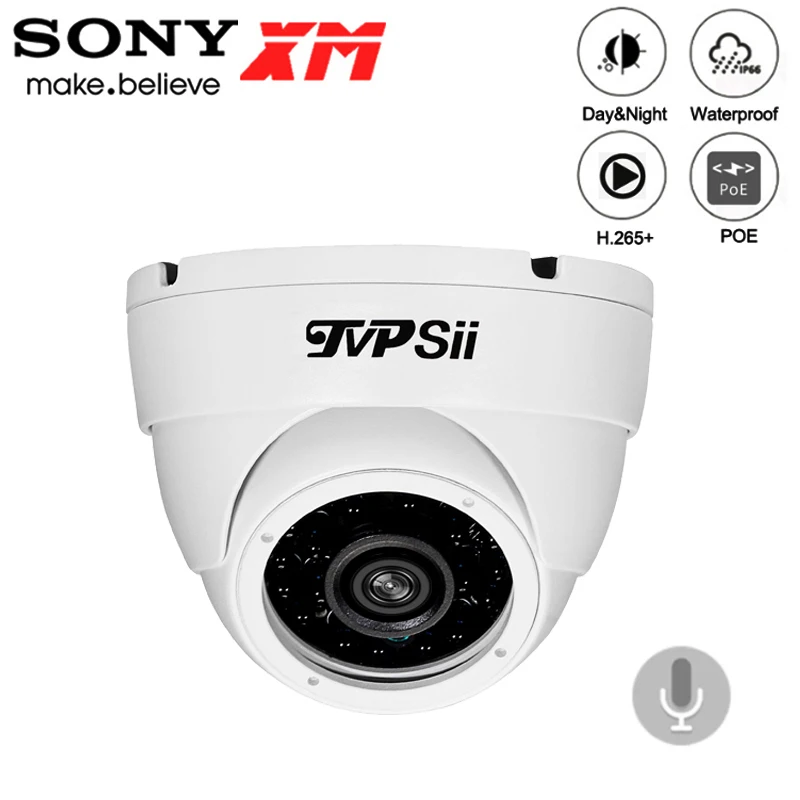5MP 4MP 1080P белый 24 шт. инфракрасный светодиодный водонепроницаемый металлический
