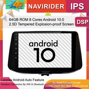 

4G Lte Version Car Stereo Audio Radio Full Touch Android Head Unit 10 GPS For Hyundai I30 I-30 2016 Multimedia Player Navigation