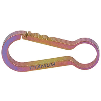 

Titanium Mini High Loading-Bearing Carabiner Outdoor Hook Edc Tool Carabiner Keychain Pink Color Small