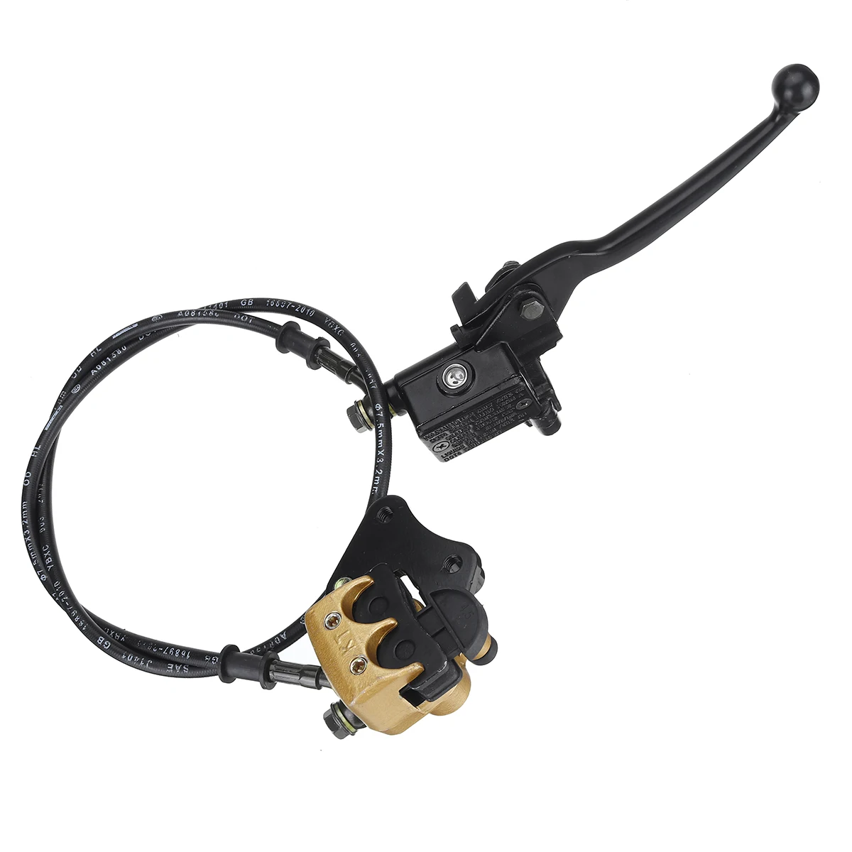 Audew Hydraulic Front Disc Brake Caliper System for 50/70/90/110/125/140/150cc Quad Bike ATV Aluminum Alloy Motorcycle Parts