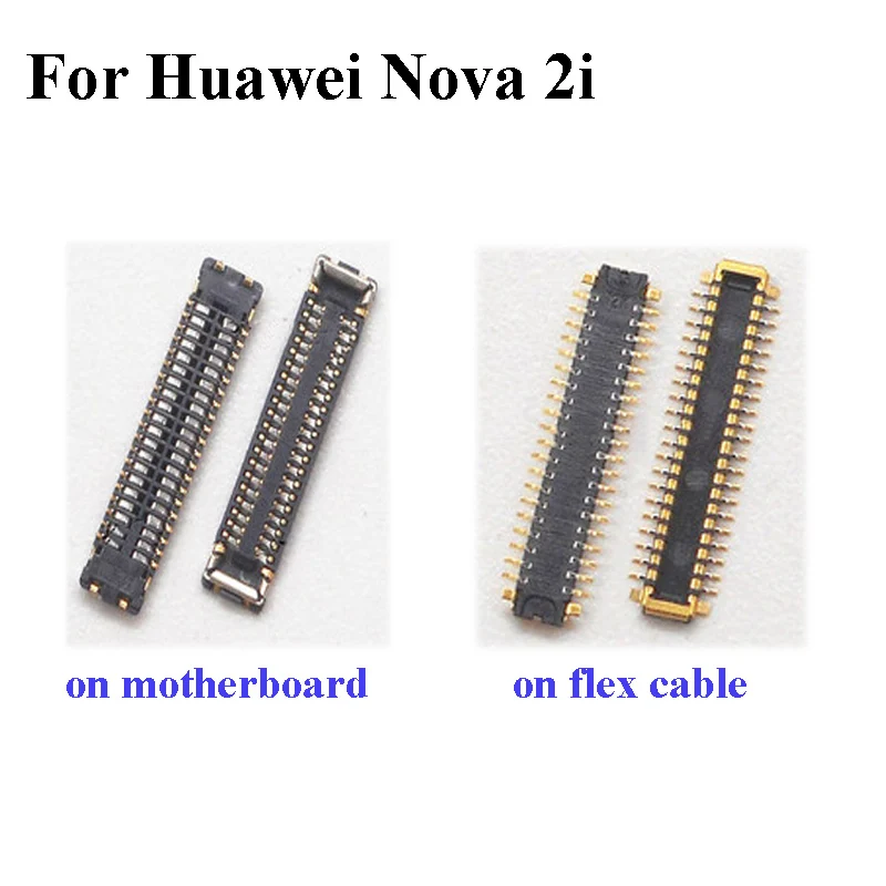 Коннектор FPC для Huawei Nova 2i 2 шт. ЖК-экран на гибком кабеле материнская плата Nova2i |