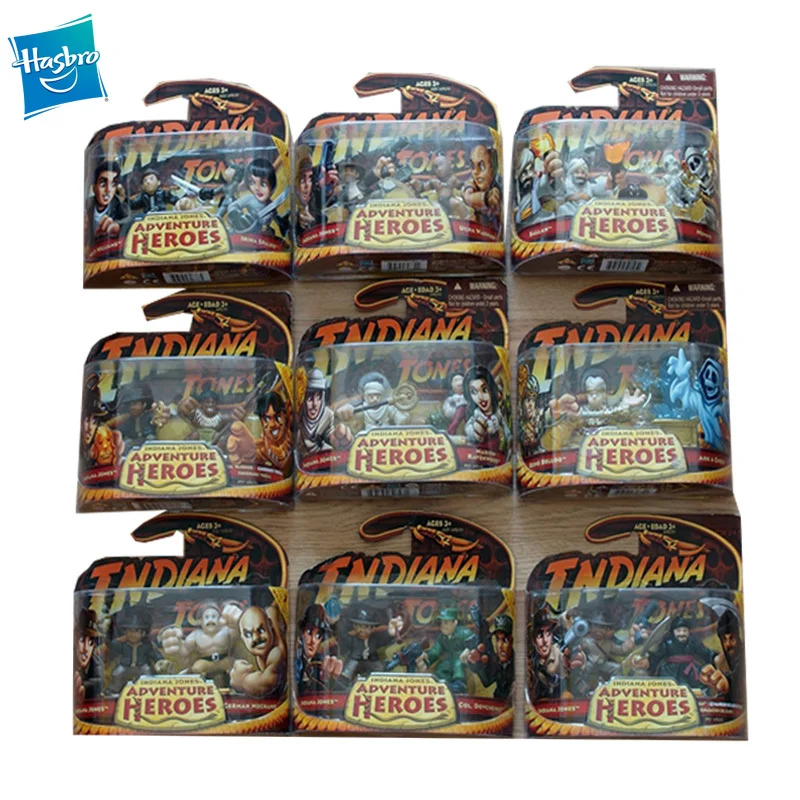 

Hasbro Action Figures Indiana Jones ADVENTURE HEROES HANDMADE Model Boy Toys Christmas Birthday Gift Out of Print Collection