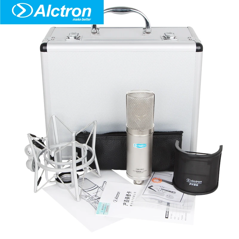 Профессиональный конденсаторный проводной микрофон Alctron CM6MKII диафрагма с