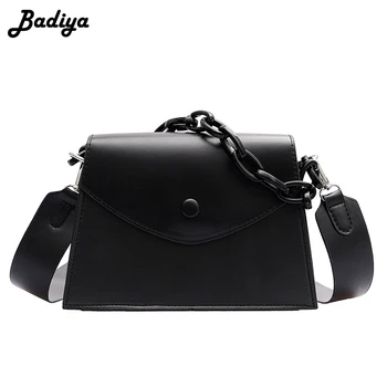 

2019 New Mini Crossbody Bag Women Fashion Ins Ultra Fire Retro Wide Shoulder Strap Messenger Bag Simple Style Flap Sling Bags