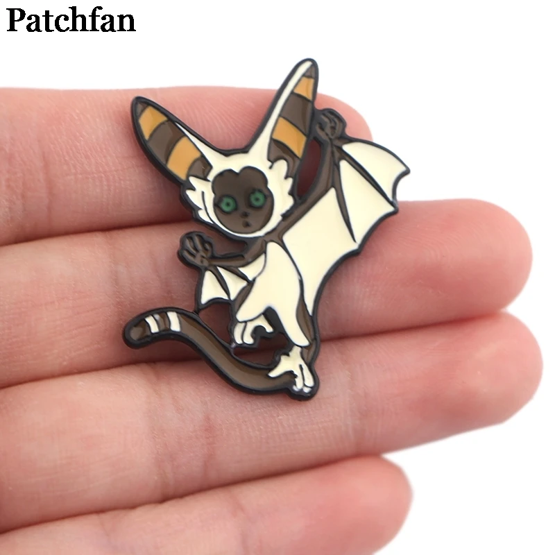 20 шт./лот Patchfan Аватар "Повелитель стихий" МОМО из цинкового значки в виде галстука рюкзак одежда броши для мужчин и женщин шляпа для значков медалей A2263