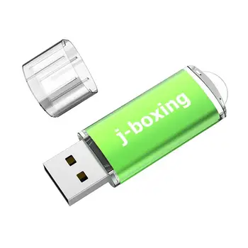 

J-boxing 128GB USB Flash Portable Rectangle 128 gb Flash Stick Large Capacity Thumb Pen Storage with Cap for Computer Mac Tablet