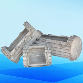 

3 Pcs Wooden Flower Pots Handmade Baskets Circular Tree Stump Pots Bonsai Pots Gift for Home Decor Indoor Outdoor (Large Medium