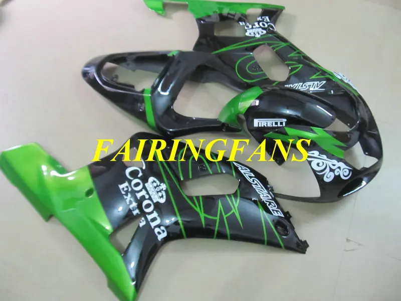 Мотоцикл обтекателя тела для GSXR600 750 K1 01 02 03 GSXR 600 GSXR750 2001 2002 2003 ABS Обтекатели Кузов+ подарки SH79